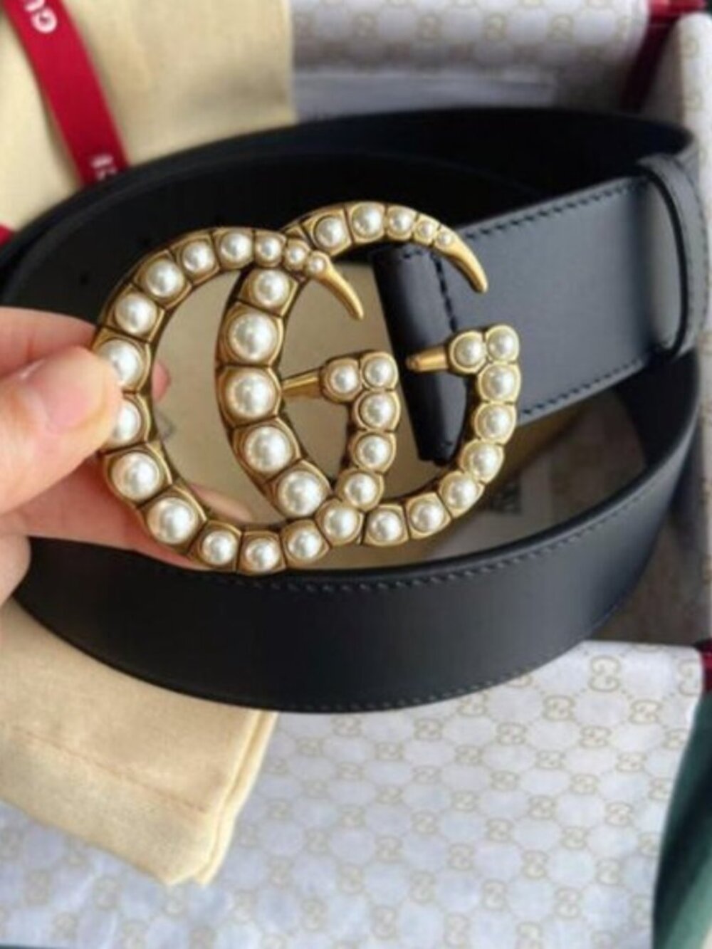 Gucci Pearl Belt